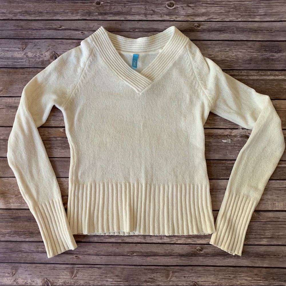 Cream sweater
